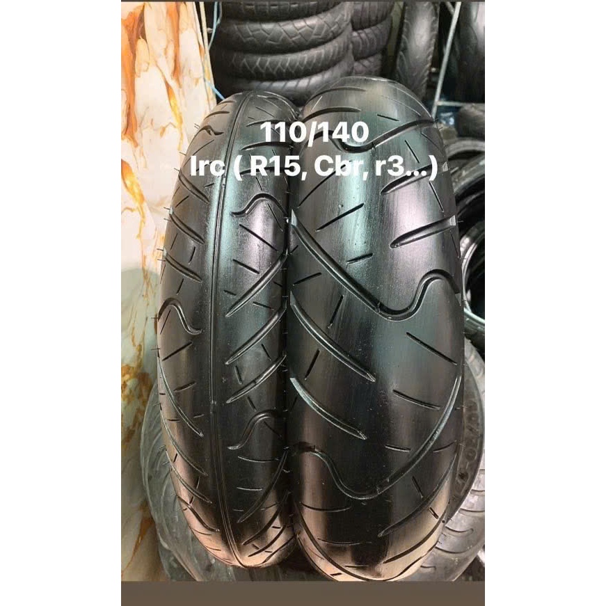 (vỏ lốp cũ) Cặp lốp R15,Cbr150,Tfx hiệu IRC,lốp xe phân khối lớn hàng lướt siêu đẹp 95%
