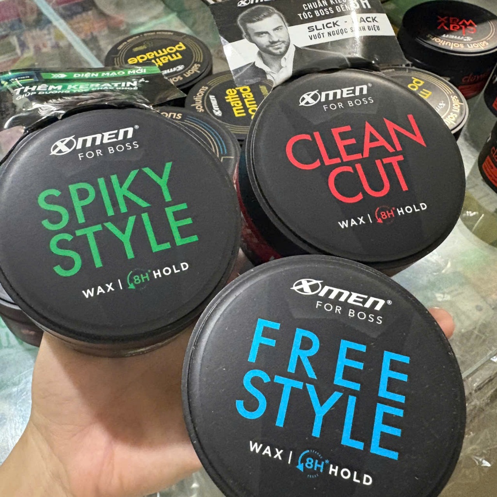(chọn mẫu) wax tóc xmen đủ loại, khách chọn loại muốn mua
