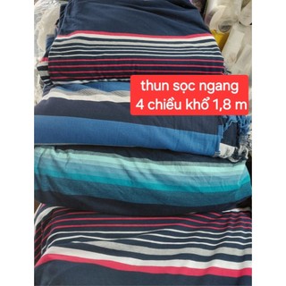 thun cotton sọc và carô