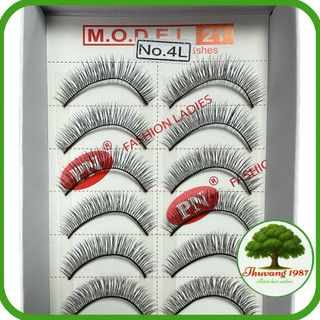 Hộp 10 đôi mi giả PN mã 4L mi tự nhiên dễ gắn bền đẹp