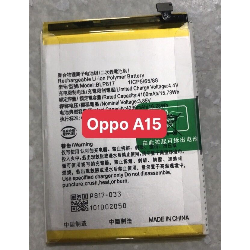 PIN OPPO BLP817 (A15, A15S)