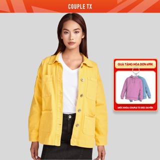  Áo Khoác Khakis Nữ Couple TX Overshirt Oversize WOF 2031 