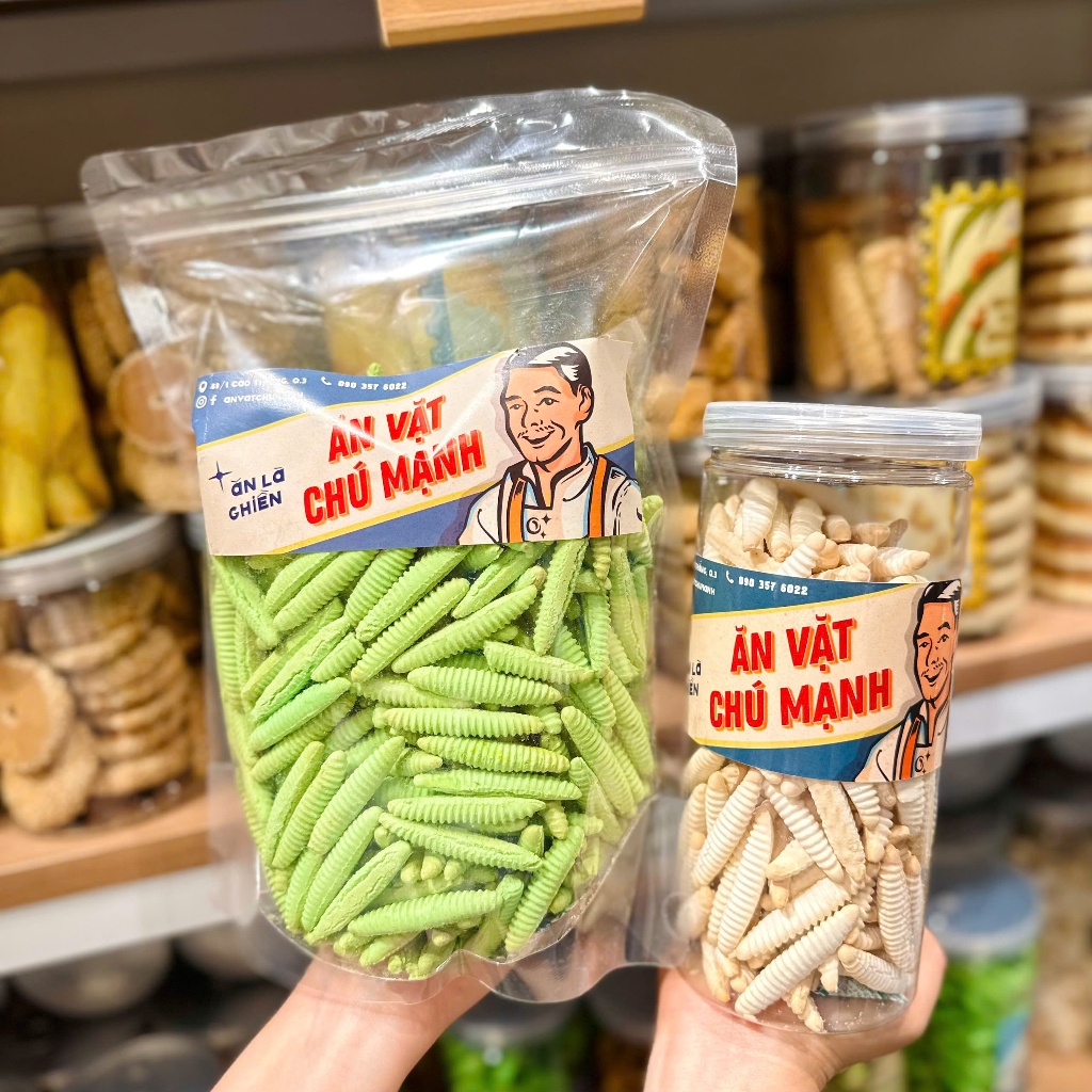 Bánh Con Sâu Tuổi Thơ - Ăn Vặt Chú Mạnh