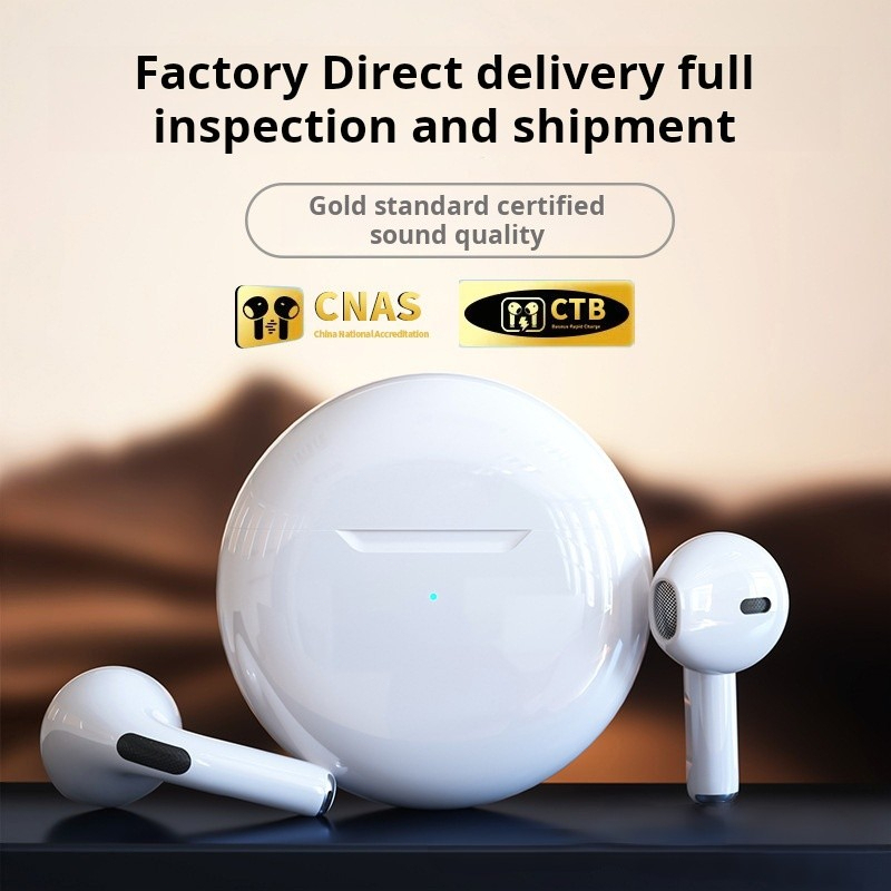 Tai nghe Bluetooth không dây Pro6 Mini: Sang trọng, Chống ồn, Tương thích với mọi điện thoại