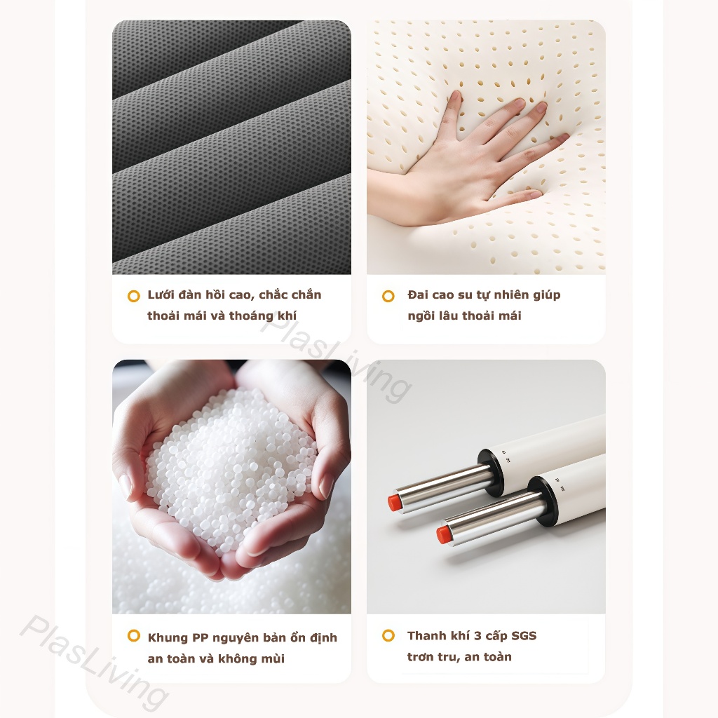 Ghế văn phòng Ghế học tập tại Tựa Lưng Lưới Cao Cấp Cực Kỳ Thông Thoáng Và Sạch Sẽ  đau lưng ổn định | BigBuy360 - bigbuy360.vn