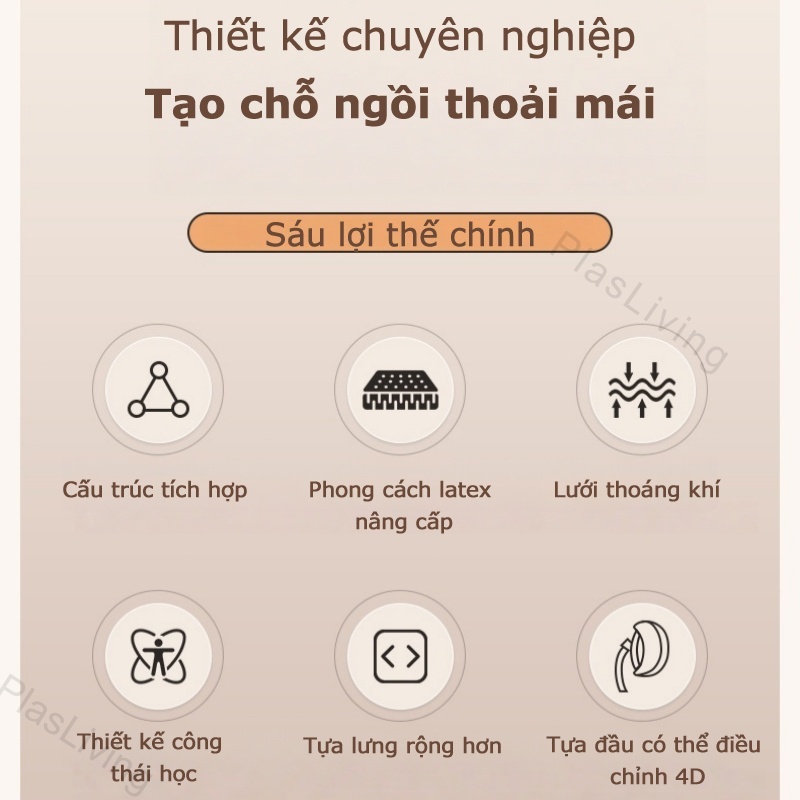 Ghế văn phòng Ghế học tập tại Tựa Lưng Lưới Cao Cấp Cực Kỳ Thông Thoáng Và Sạch Sẽ  đau lưng ổn định | BigBuy360 - bigbuy360.vn