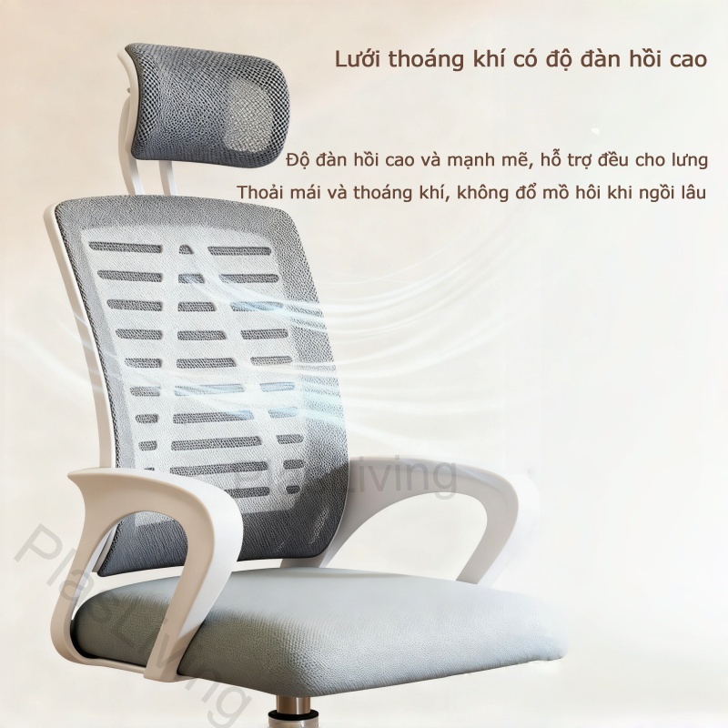 Ghế văn phòng Ghế học tập tại Tựa Lưng Lưới Cao Cấp Cực Kỳ Thông Thoáng Và Sạch Sẽ  đau lưng ổn định | BigBuy360 - bigbuy360.vn