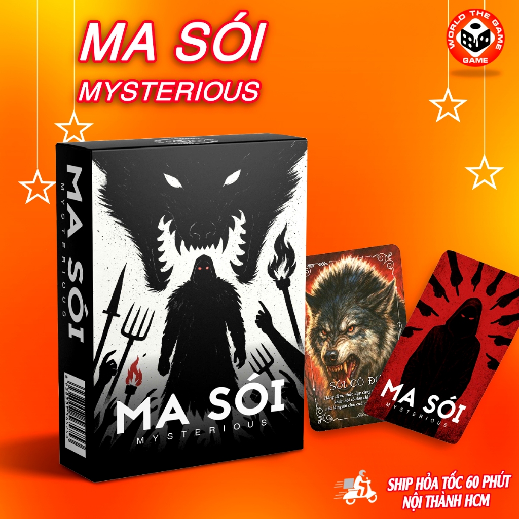 Bộ Bài Ma Sói MYSTERIOUS, Ma sói Ultimate phiên bản TIẾNG VIỆT board game