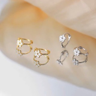 [1 CHIẾC] Khuyên tai bông tai dạng khoen hoa cúc I 2 GIRLS ACCESSORIES I