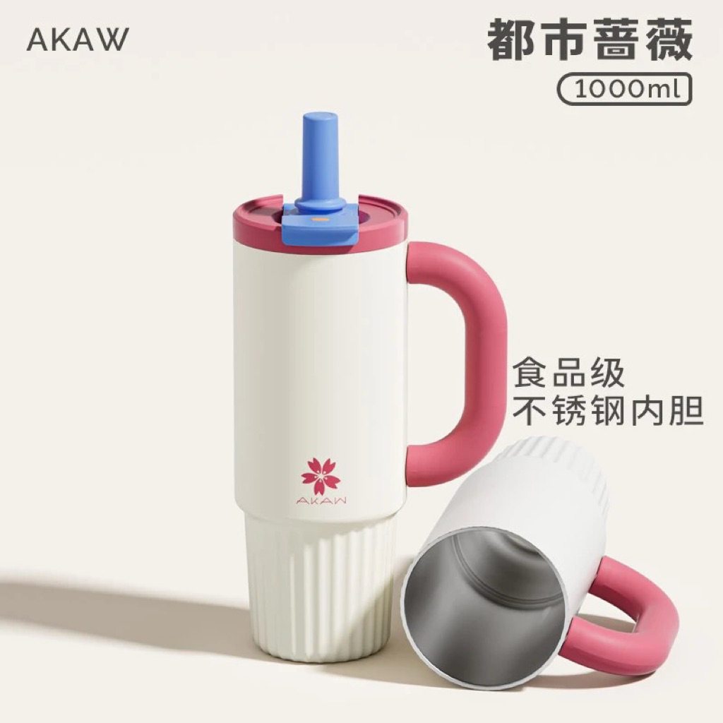 Ly giữ nhiệt cao cấp Akaw 1000ml