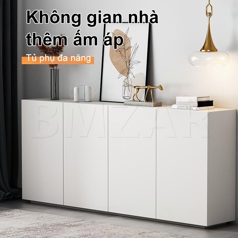 BMZAR Tủ Buffet Tủ Đựng Đồ Đa Năng Gỗ MDF Chống Thấm Đồ Gia Dụng Dung Lượng Lớn Cho Phòng Khách Bếp | BigBuy360 - bigbuy360.vn