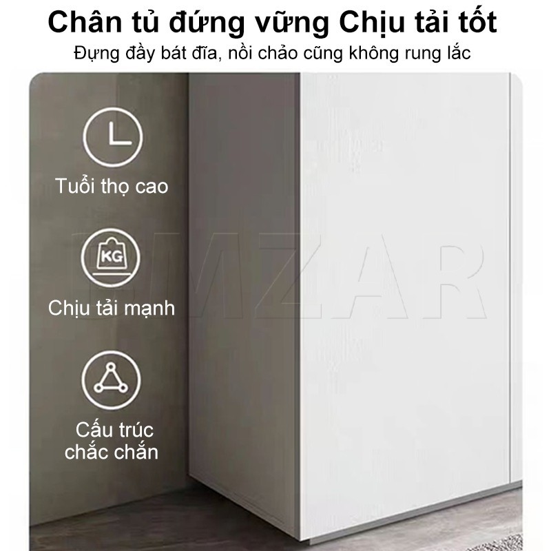 BMZAR Tủ Buffet Tủ Đựng Đồ Đa Năng Gỗ MDF Chống Thấm Đồ Gia Dụng Dung Lượng Lớn Cho Phòng Khách Bếp | BigBuy360 - bigbuy360.vn