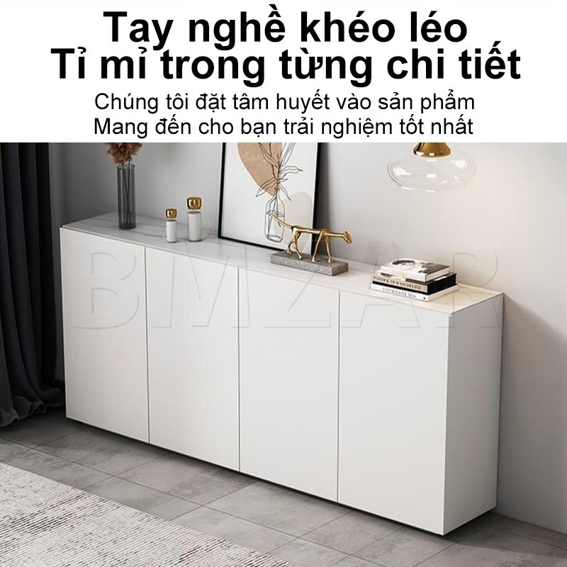 BMZAR Tủ Buffet Tủ Đựng Đồ Đa Năng Gỗ MDF Chống Thấm Đồ Gia Dụng Dung Lượng Lớn Cho Phòng Khách Bếp | BigBuy360 - bigbuy360.vn