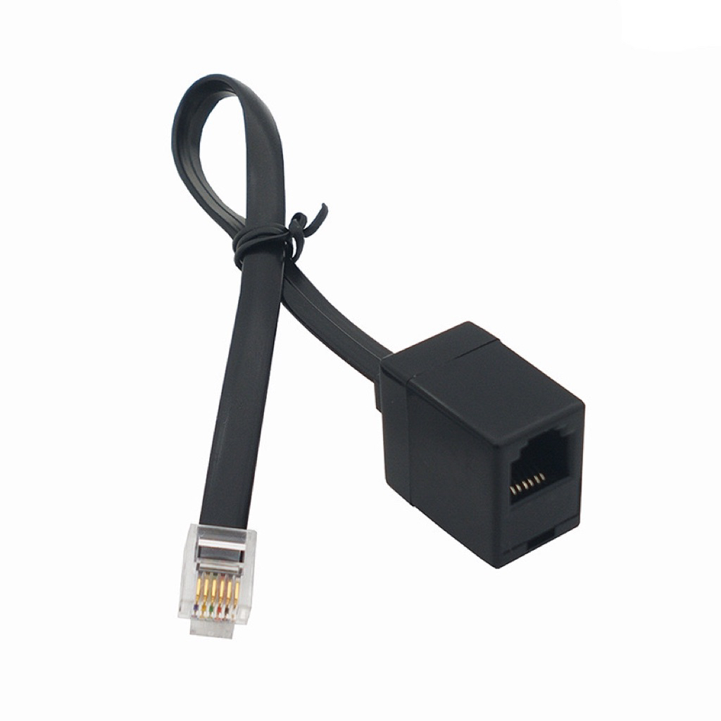 Dây nối dài dây tín hiệu RJ12 đực cái 6p6c , dây Rj12 đực cái