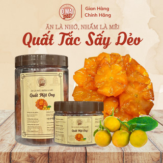 Ô mai quất tắc sấy dẻo, tắc sấy dẻo ngọt thơm ngon hũ 500g - Ô MAI MÊ omaime