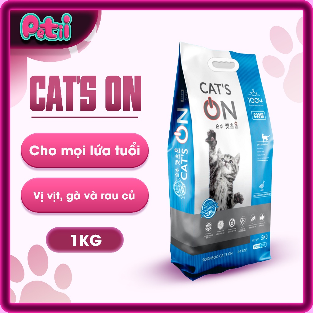 Hạt Cat's On Túi 5kg Cho Mèo