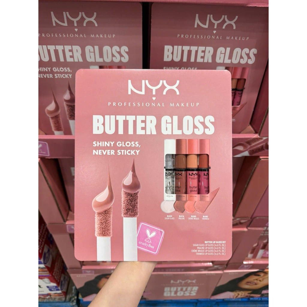 HÀNG MỸ - SET 4 SON BÓNG NYX BUTTER GLOSS