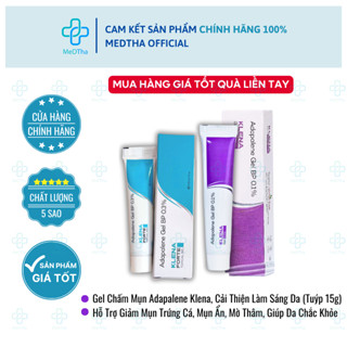  Gel Chấm Mụn Adapalene Klena - Hỗ Trợ Giảm Mụn Trứng Cá Mụn Ẩn Mờ Thâm Cải Thiện Làm Sáng Da 