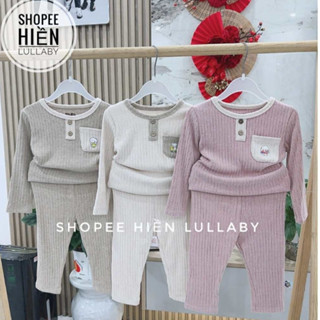   YoJo Chính Hãng  Bộ quần áo cổ trụ YoJo chất liệu nỉ len cho bé trai bé gái 