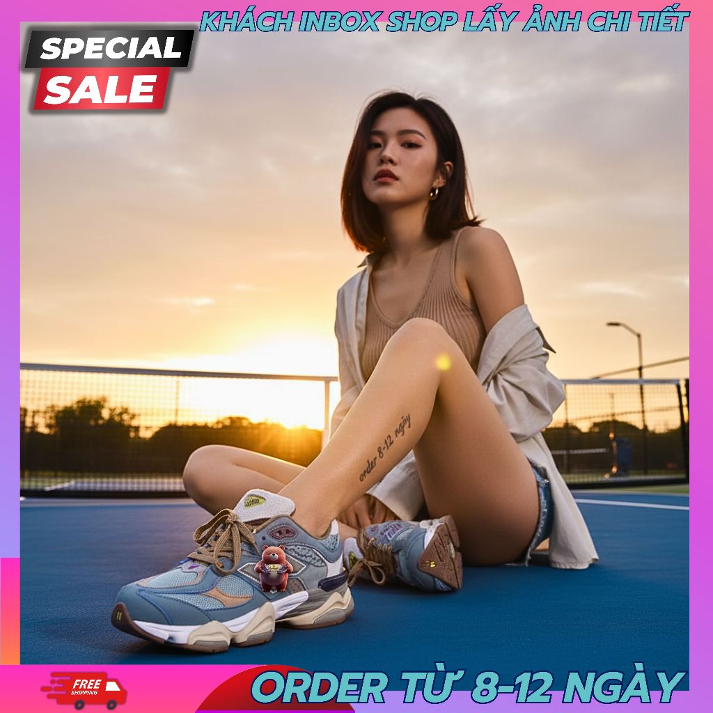 Nhận Order Giày Sneaker Best Quality Độ Hoàn Thiện 98%✮𝐍B𝟗0𝟔0✮9060 'Bodega Age of Discovery' U9060BD