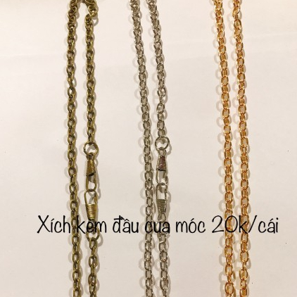 Dây xích túi sách 1m2, Xích nhỏ đeo túi