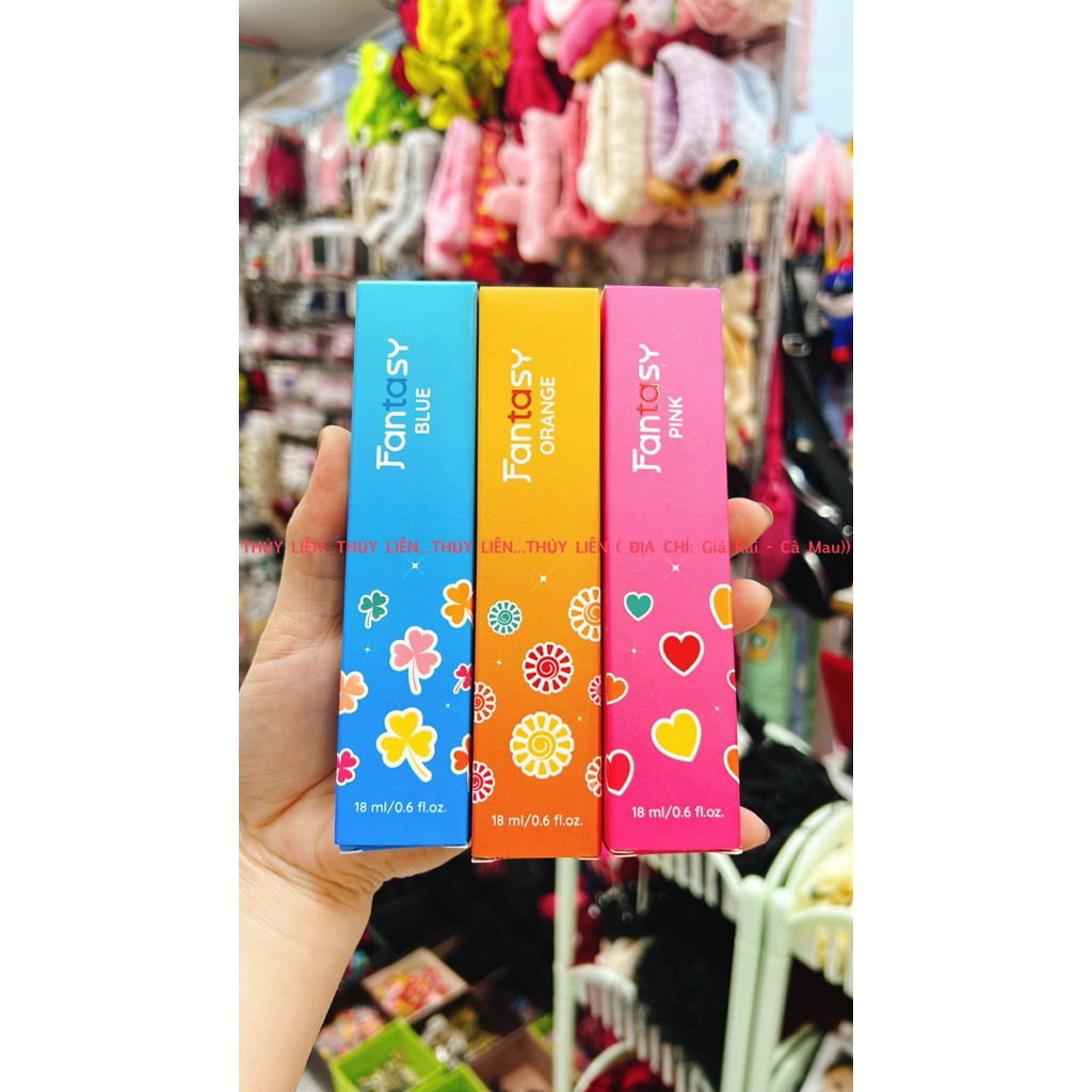 Nước hoa fantasy 18ml mùi thơm lâu dễ bỏ túi có 3 màu thơm nhất