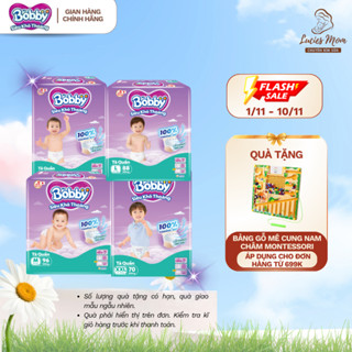   Siêu Tiết Kiệm  Tã Bỉm Quần  Dán Bobby Ultra Siêu Khô Thoáng Mềm Mại Size M L XL XXL 