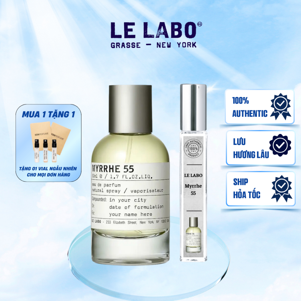 [Auth]Nước hoa  Le Labo Myrrhe 55 Shanghai |Hàng chính hãng Le Labo tặng kèm 2ml bất kỳ