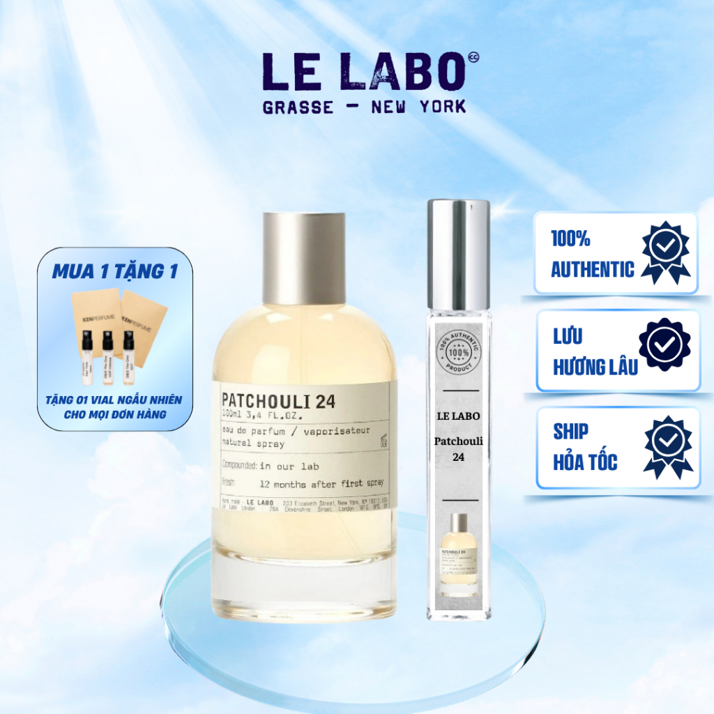 [Auth]Nước hoa Le Labo Patchouli 24 |Hàng chính hãng Le Labo tặng kèm 2ml bất kỳ