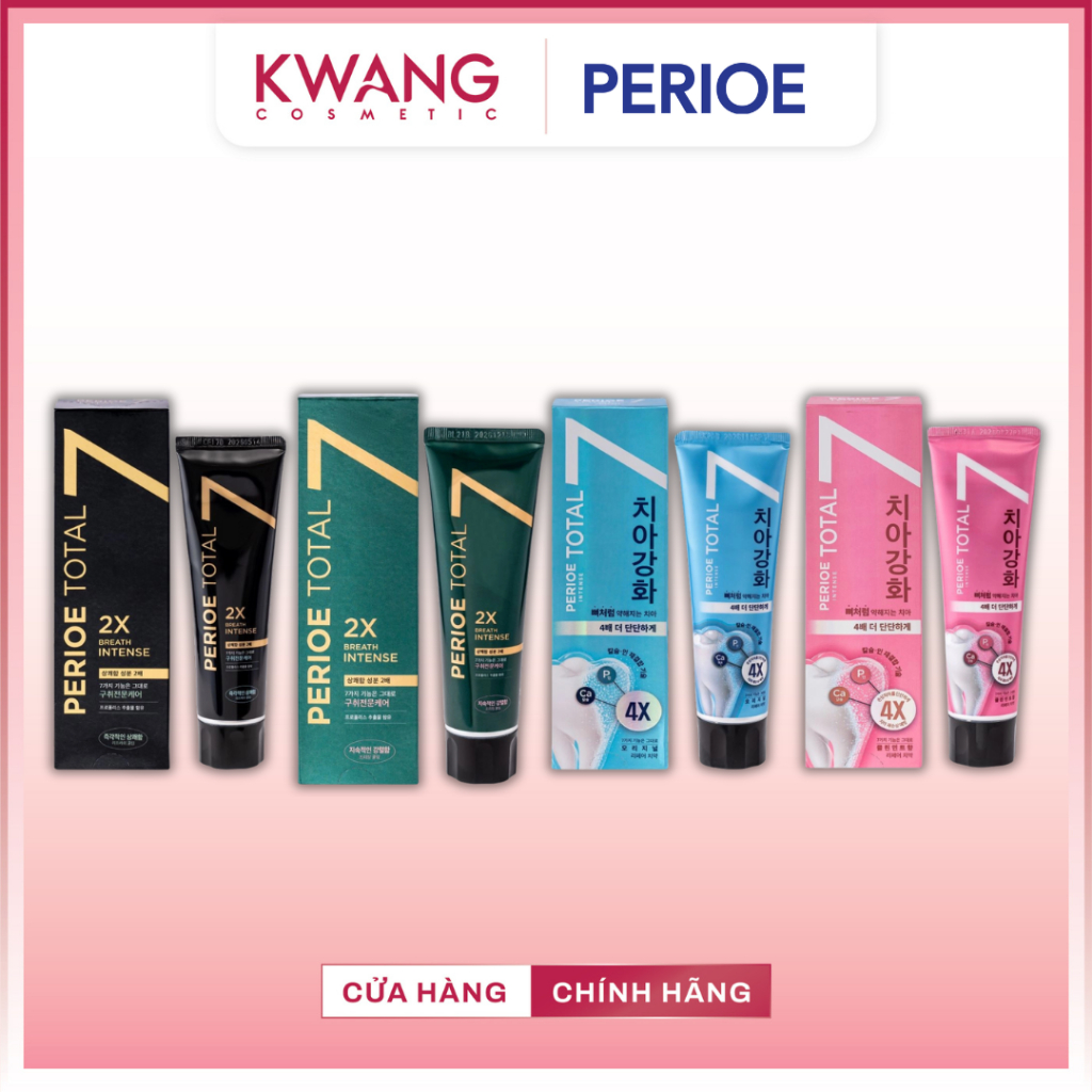 Kem Đánh Răng Perioe Total7 Intense Original Repair Toothpaste 120g