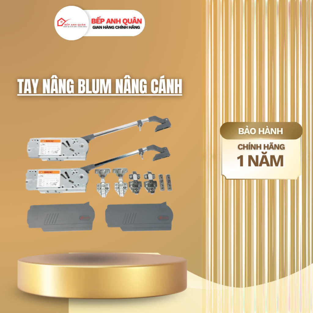 Tay nâng cánh đôi cửa tủ bếp Blum HF22 HF25 | Hàng chính hãng