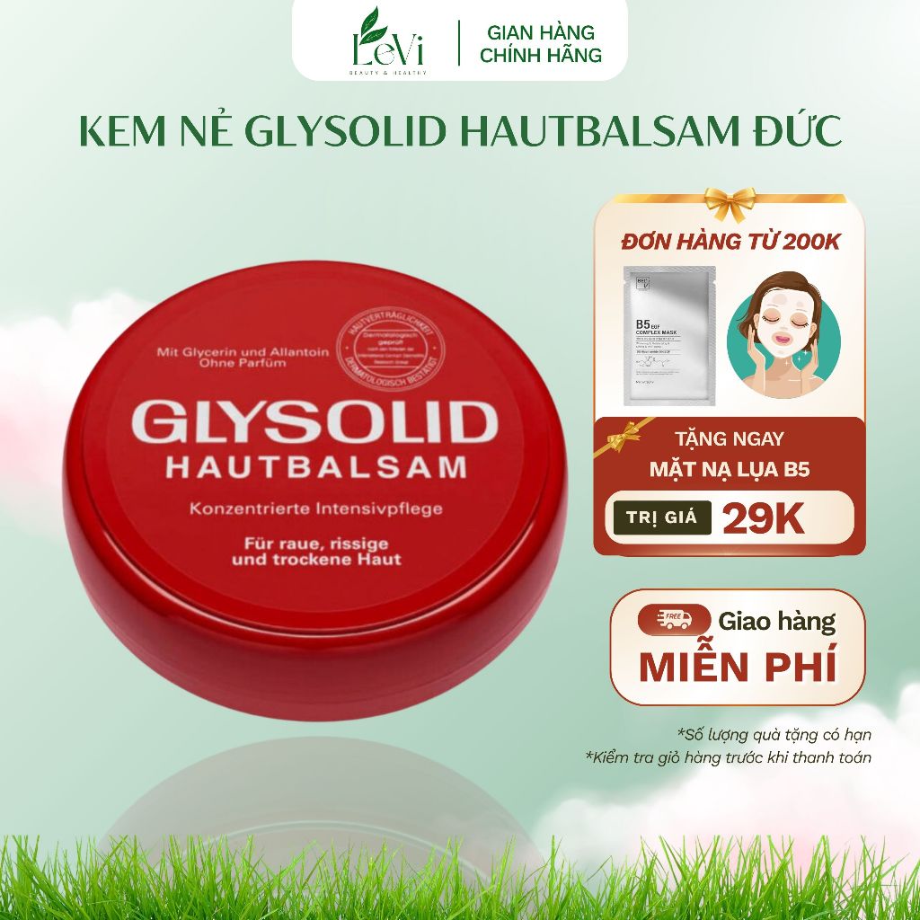 [Hàng NK] Kem Nẻ Gl  y.so.li.d H a.ut.b  al.s  am–Dưỡng Ẩm, Làm Mềm Da, Phục Hồi Da Nứt Nẻ Hiệu Quả