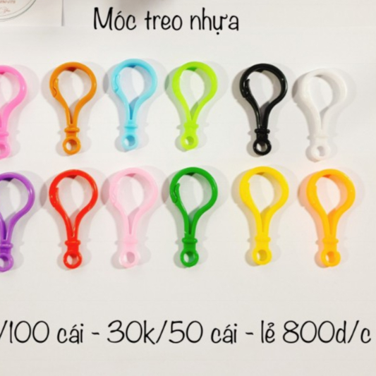 Móc treo nhựa 100 cái