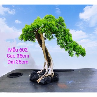 Lũa Bonsai ghép cành tùng nhựa Cho Bể Cá Cảnh Đủ Size
