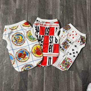 COMBO 3 Áo Tết, Áo Lá Bài, Áo Bầu Cua, Áo Lô Tô, vải Thun Gân mịn co giãn, dành cho Thú Cưng, Chó, Mèo từ 800g-28kg