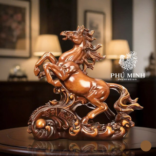 Tượng Ngựa Phong Thủy Cao Cấp Phú Minh Decor | Biểu Tượng Thành Công - May Mắn - Thăng Tiến
