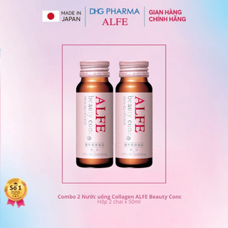   Quà tặng đi kèm  Combo Nước uống Collagen Alfe Beauty Conc - Hộp 2 lọ x 50ml 