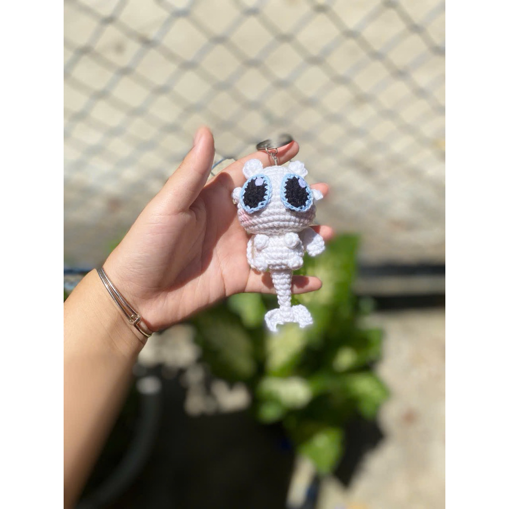 móc khoá rồng răng sún