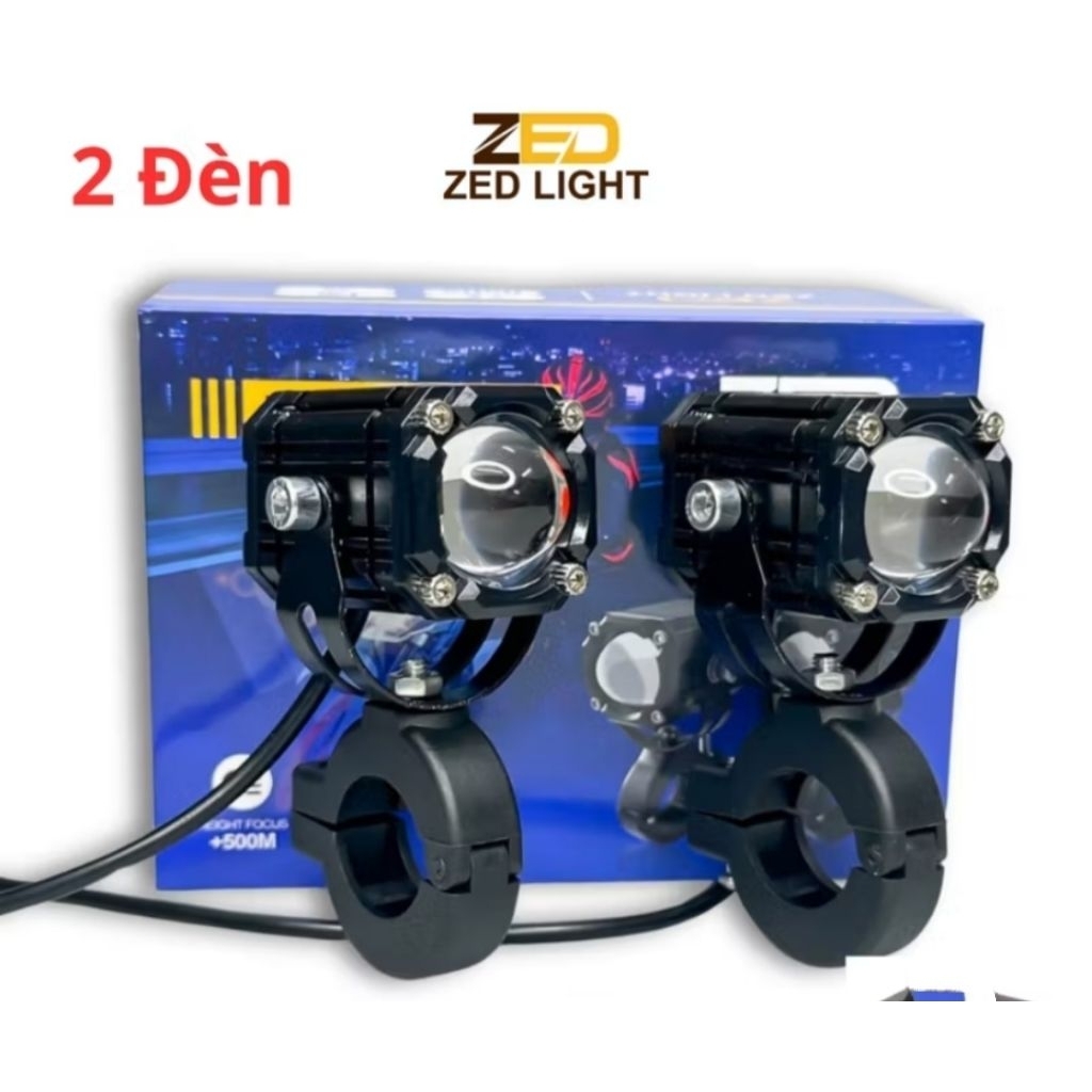 Đèn trợ sáng AHE 4 chế độ – Siêu sáng, chống nước, bền bỉ – Phụ kiện độ kiểng xe máy, xe Exciter, Wi