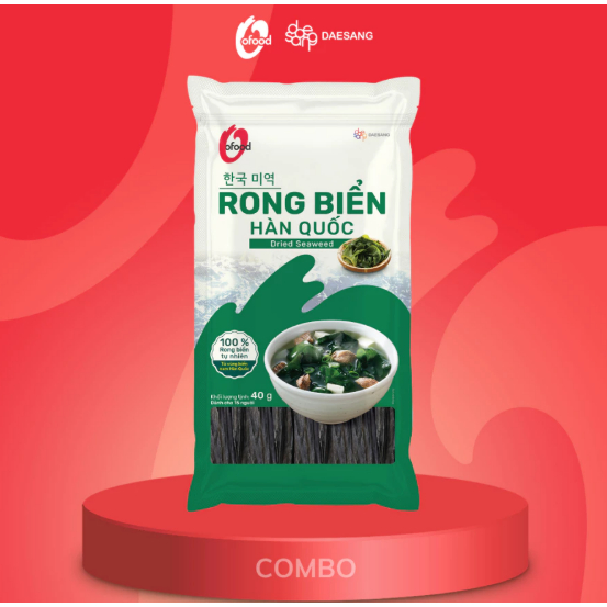 Rong biển Hàn Quốc sấy khô Ofood dùng để nấu canh - Hàng chính hãng