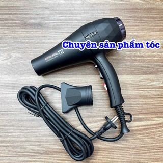 ✅Barber Plus Máy sấy tóc V12 2600W cao cấp 3m3 và 2 đầu sấy tạo kiểu cho mái tóc bóng mượt và không bị xoăn rối