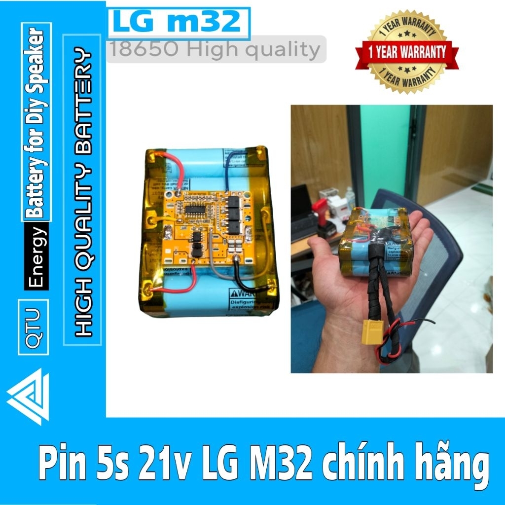 Hoả tốc Khối 5s 21v LGM32 Dùng diy Loa bluetooth
