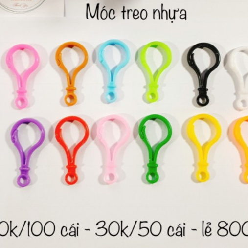 Móc treo nhựa 10 cái