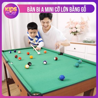  Bàn Bi A Mini Cỡ Lớn Bằng Gỗ Tặng Kèm 2 Gậy Cho Bé Bàn Bida Mini Trẻ Em Đồ Chơi Bi A - Kids Play 