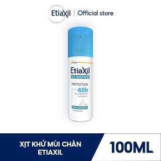 [QUÀ TẶNG 0h-2h Ngày 6.6] Xịt Khử Mùi Và Ngăn Mồ Hôi Dành Cho Chân 48h Etiaxil 100ml (Date 11.2026)