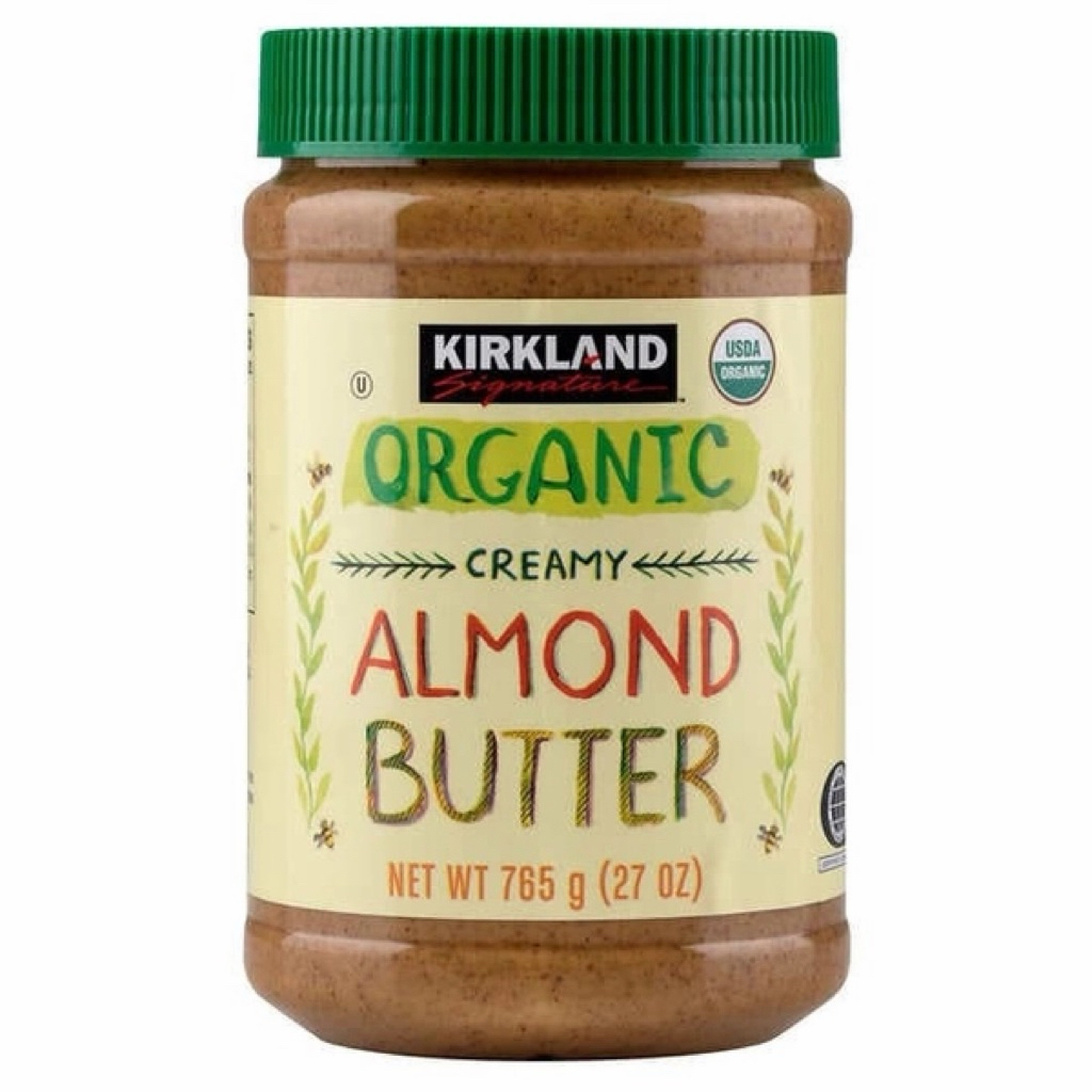 (U.S.A)Bơ Hạnh Nhân Hữu Cơ Kirkland Signature Organic Creamy Almond Butter Hũ 765g