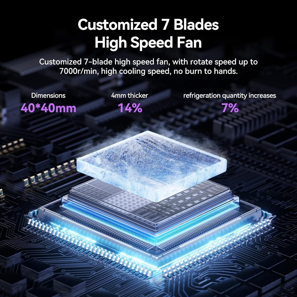 Quạt Tản Nhiệt Nubia RedMagic 6 Công Suất 37W, Led RGB, Kiểm Soát Nhiệt Bằng AI, Điều Khiển Qua App | BigBuy360 - bigbuy360.vn