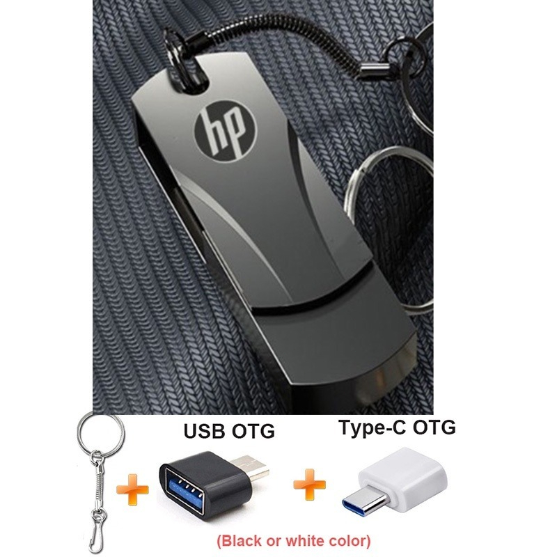 HP USB OTG & Type-C OTG 2TB - Thiết Bị Điện Tử Kingston - Màu Đen hoặc Trắng