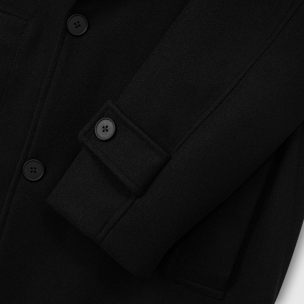 Áo khoác Măng Tô ROWAY chất liệu dạ ép, dày dặn, đứng form | Over Coat | BigBuy360 - bigbuy360.vn