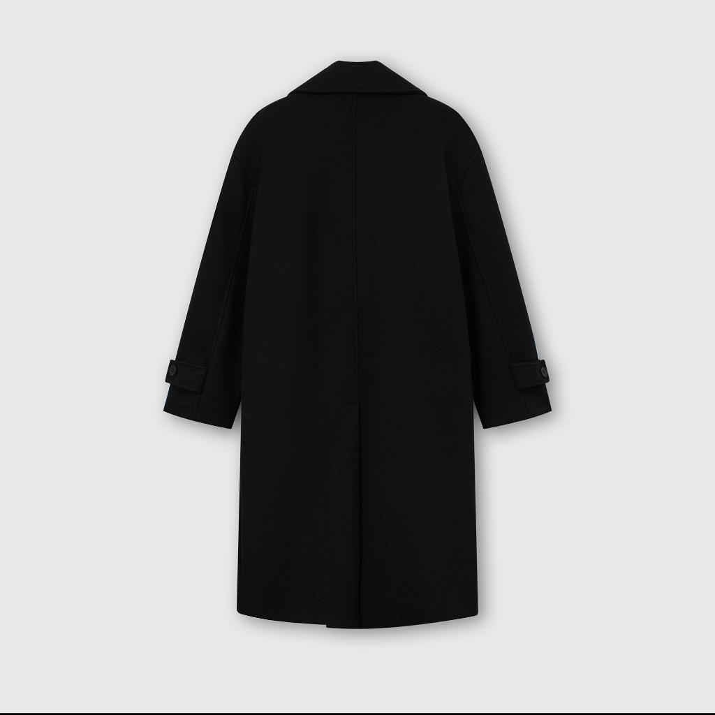Áo khoác Măng Tô ROWAY chất liệu dạ ép, dày dặn, đứng form | Over Coat | BigBuy360 - bigbuy360.vn